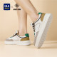Heilan House ເກີບຜູ້ຊາຍ PowerYoung Series Summer Versatile Contrast Color Trendy Sneakers ສໍາລັບຜູ້ຊາຍທີ່ເພີ່ມຂຶ້ນຄວາມສູງແລະການສວມໃສ່.