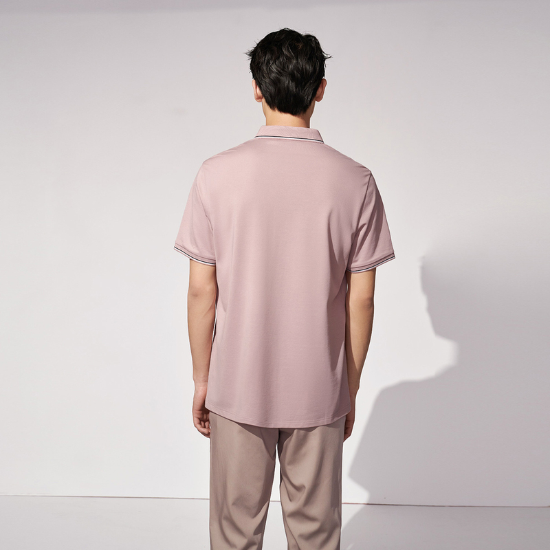 hla /海澜之家含莱赛尔短袖男绣花 海澜之家Polo衫