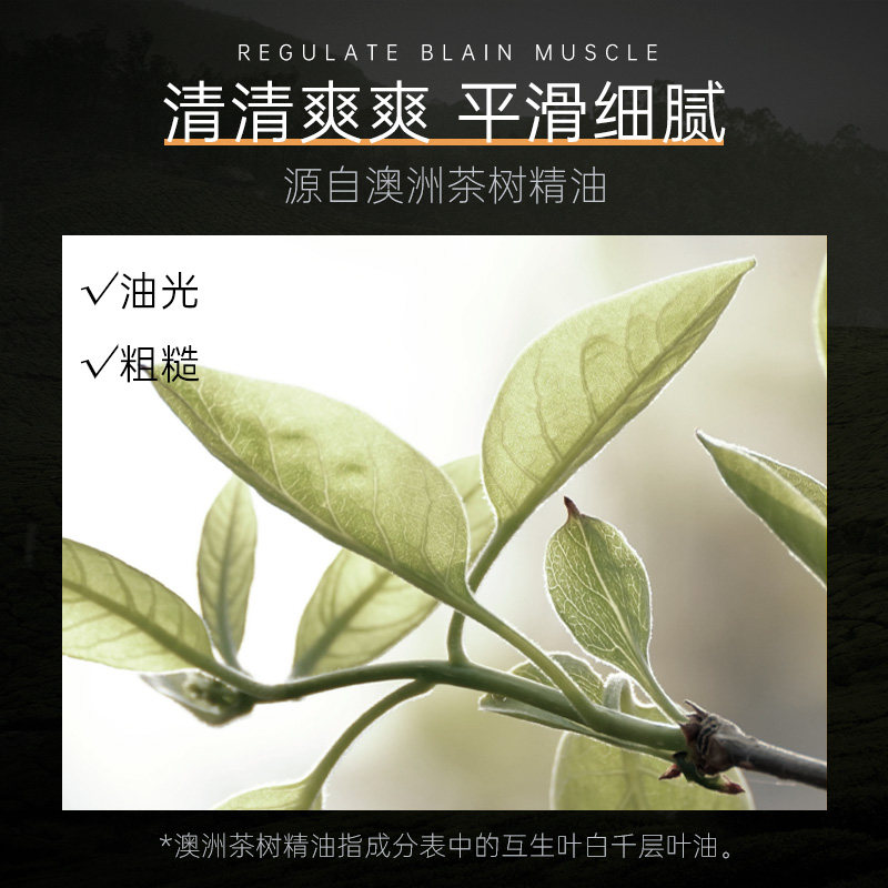 男士专用涂抹式保湿深层清洁脸泥膜 HE赫恩化妆品涂抹面膜