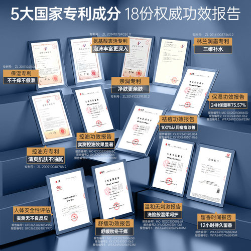 赫恩男士沐浴露套装持久留香古龙香水官方正品净螨专用洗发水膏液 - 图1