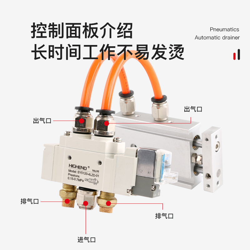 SMC型电磁阀SY5120/3120/7120/-5LZD/6LZD/4LZD-M5/01/02电磁电阀 - 图0