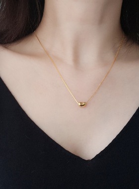 韩国ins锁骨链不掉色十全十美小方块八方来财项链女链潮网红饰品