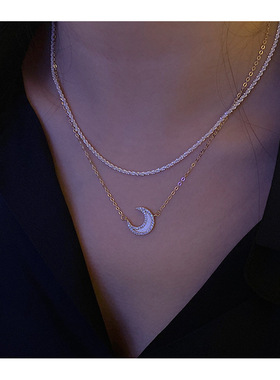 小众设计感百搭闪光ins锁骨链