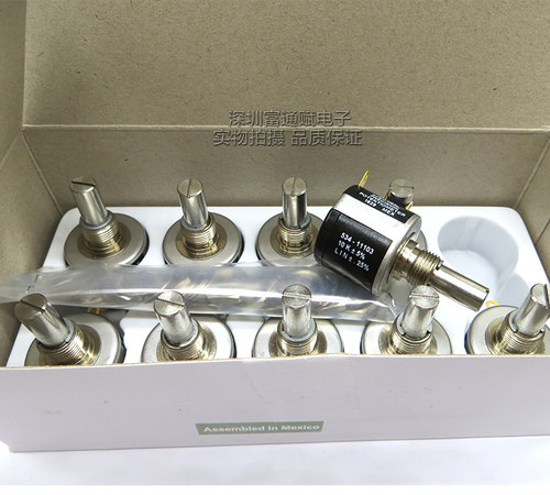 Vishay spectrol英国534-11精密多圈 电位器500欧1k2k5K10k20K50K - 图2