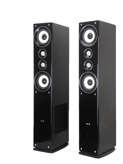 清仓家用落地式音箱无源大功率8寸重低音3分频器木质客厅HIFI音响