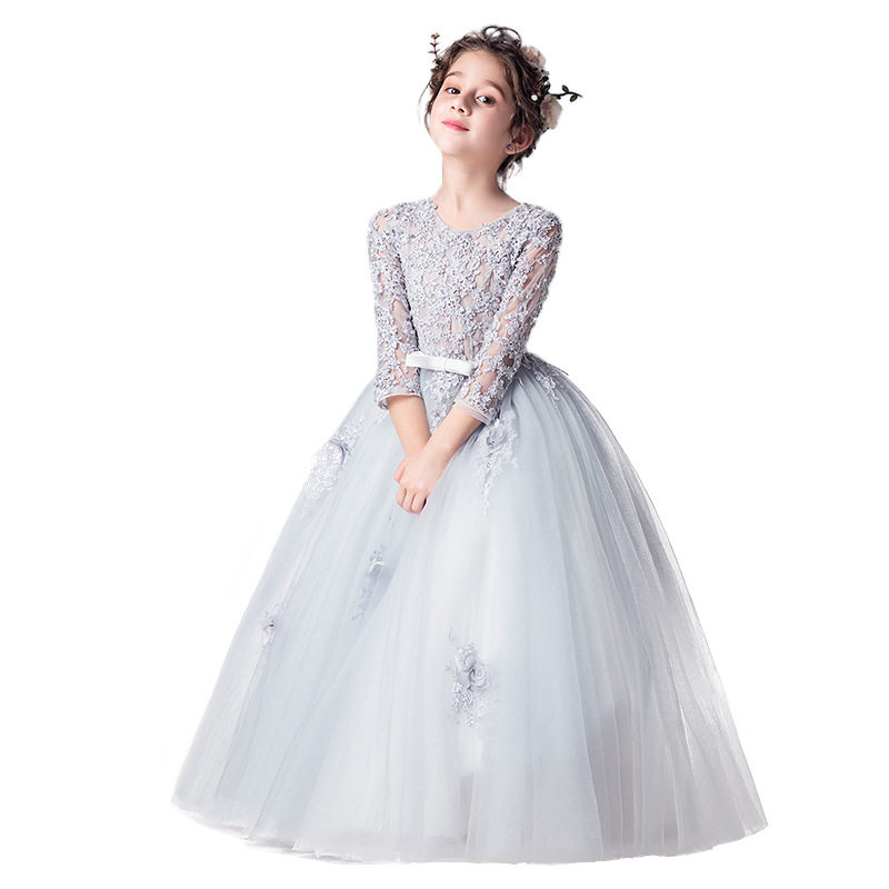 走秀裙子礼服蓬蓬裙女童长裙公主裙中大童蕾丝连衣裙儿童钢琴大码,淘宝优惠券,粉丝福利购,淘宝优惠卷