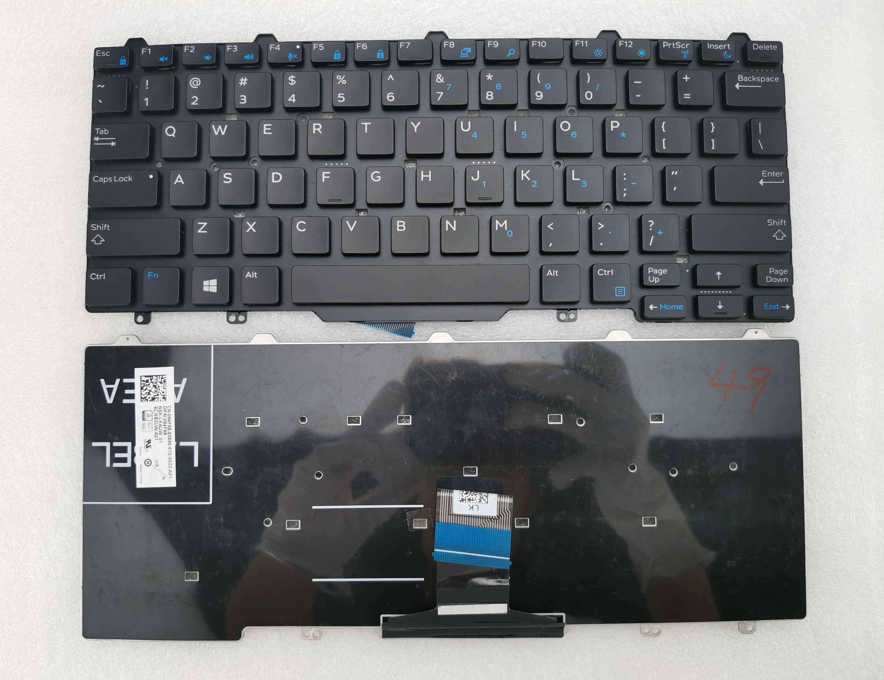 戴尔Dell Latitude 3340 E7450 E5450 E7470 E5470键盘 原装英文 - 图2