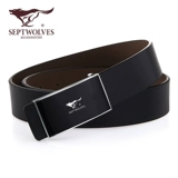 Septwolves, модный ремень, пряжка, повседневные универсальные штаны