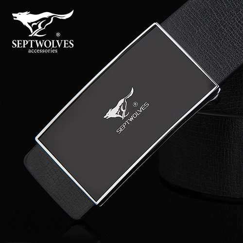 Septwolves, модный ремень, пряжка, повседневные универсальные штаны