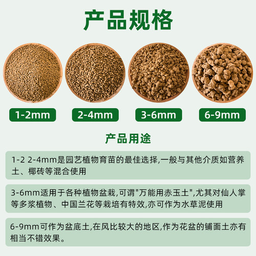 三本线赤玉土日本进口硬质不易粉化盆景松柏类专用多肉颗粒营养土 - 图0