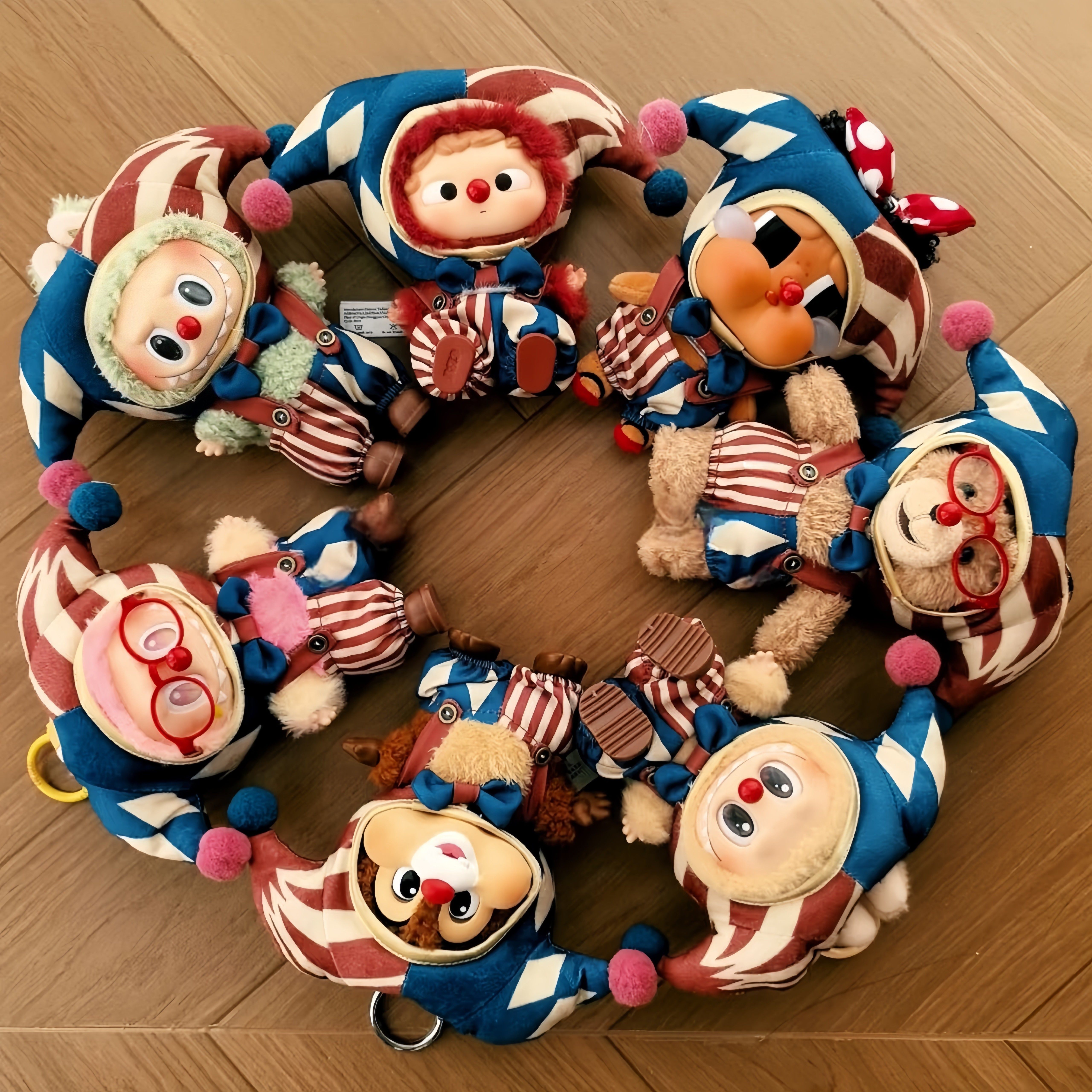 马戏团抛球小丑同款娃衣哭娃衣服换装衣套装拉布布星星人适用衣服,淘宝优惠券,粉丝福利购,淘宝优惠卷