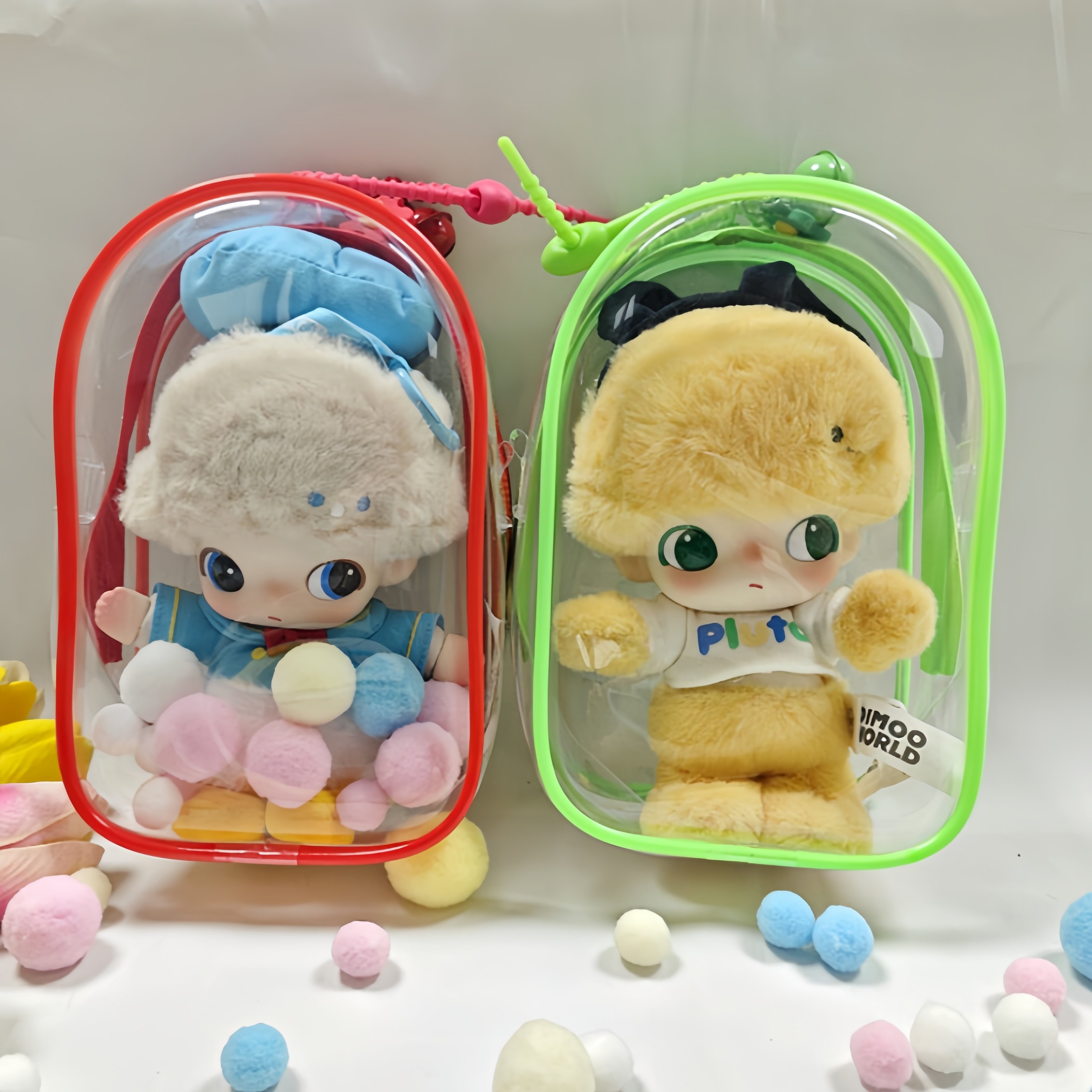 DIMOO迪士尼18cm娃包高飞搪胶挂件保护套米妮PVC防尘罩外出遛娃包,淘宝优惠券,粉丝福利购,淘宝优惠卷