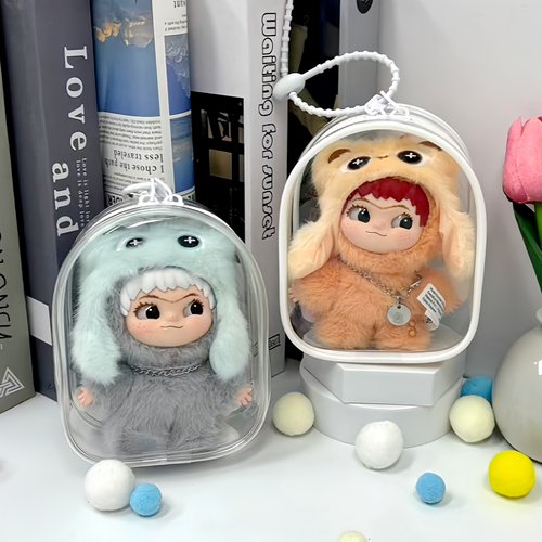 WAKUKU三代娃包哇库库立刻开挂吧遛娃包毛绒挂件保护套12cm小仓包 - 图3