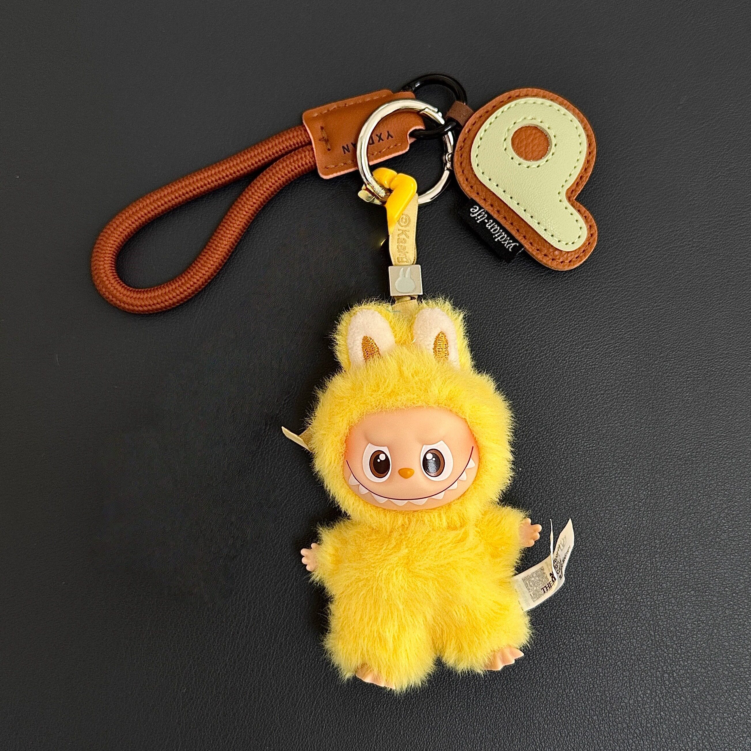 迷你拉布布专属字母挂绳 labubu4.0配件心底密码挂件10cm公仔挂绳,淘宝优惠券,粉丝福利购,淘宝优惠卷