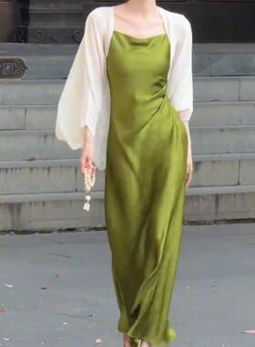 仙女天丝防晒衣女夏季配旗袍裙子外搭小披肩薄纱开衫外套透气罩衫