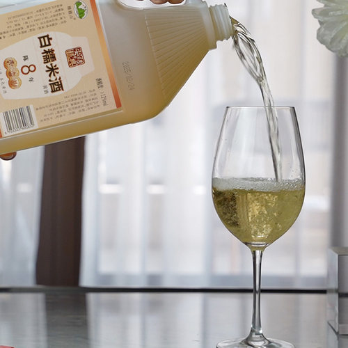 绍兴产黄酒 八年陈白糯米酒5斤桶装不含焦糖色2.5L糯米加饭老酒 - 图1