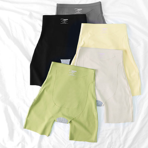 内裤安全裤二合一女防走光无痕鲨鱼悬浮裤收腹提臀夏季高腰打底裤 - 图1