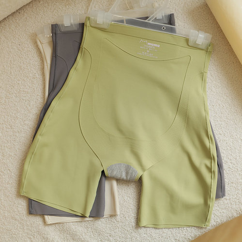 内裤安全裤二合一女防走光无痕鲨鱼悬浮裤收腹提臀夏季高腰打底裤 - 图0