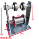 Translation door wheel double-sided track wheel H-type pulley