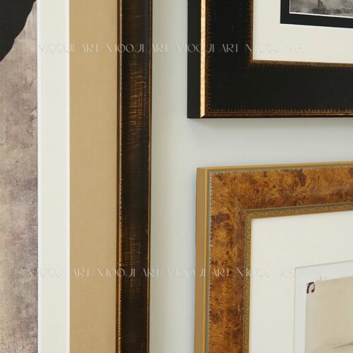 木吉法式小众艺术装饰画中古玄关客厅组合挂画卧室高级感设计师画 - 图3