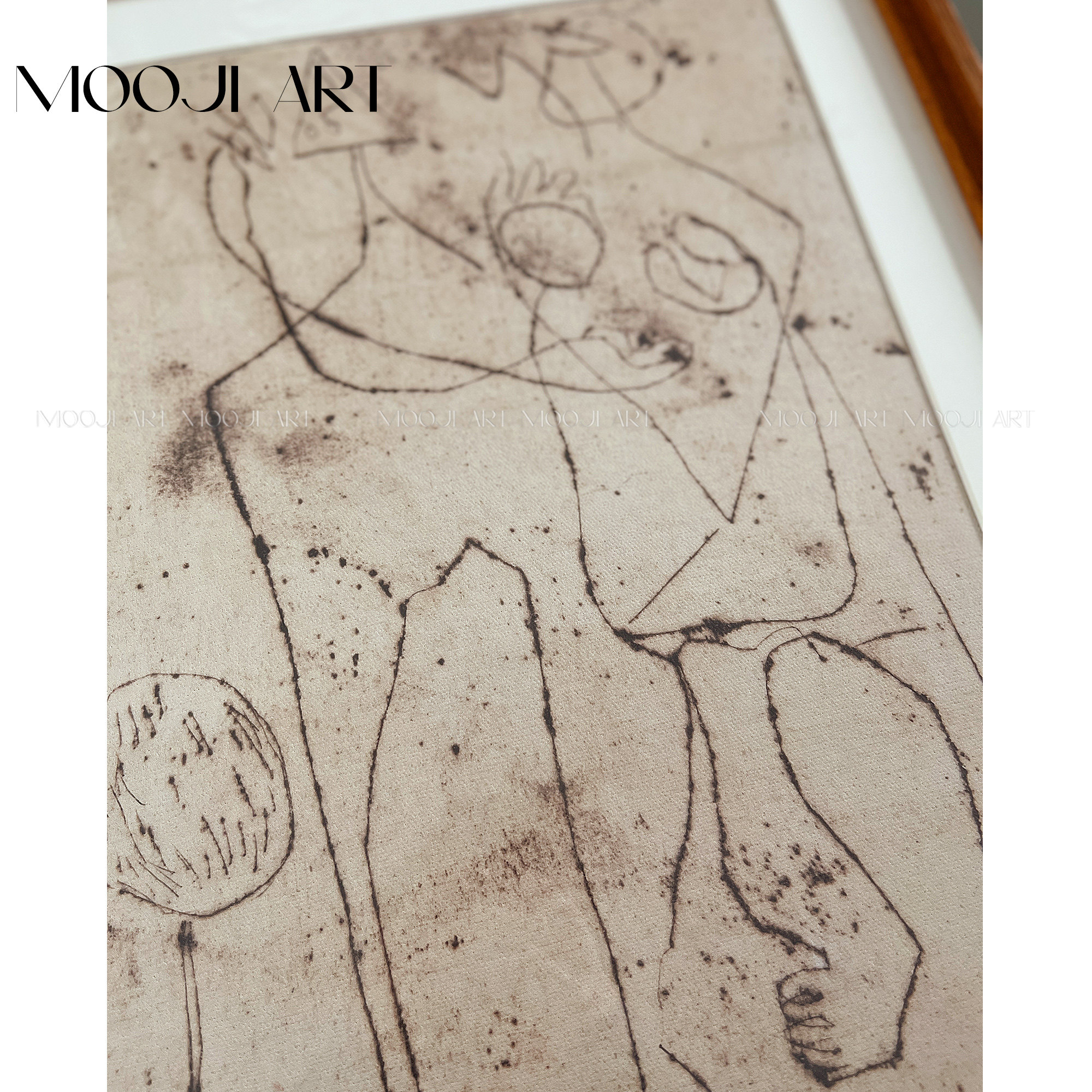 木吉法式中古画客厅沙发卧室装饰画高级一点的艺术实木框画复古,淘宝优惠券,粉丝福利购,淘宝优惠卷