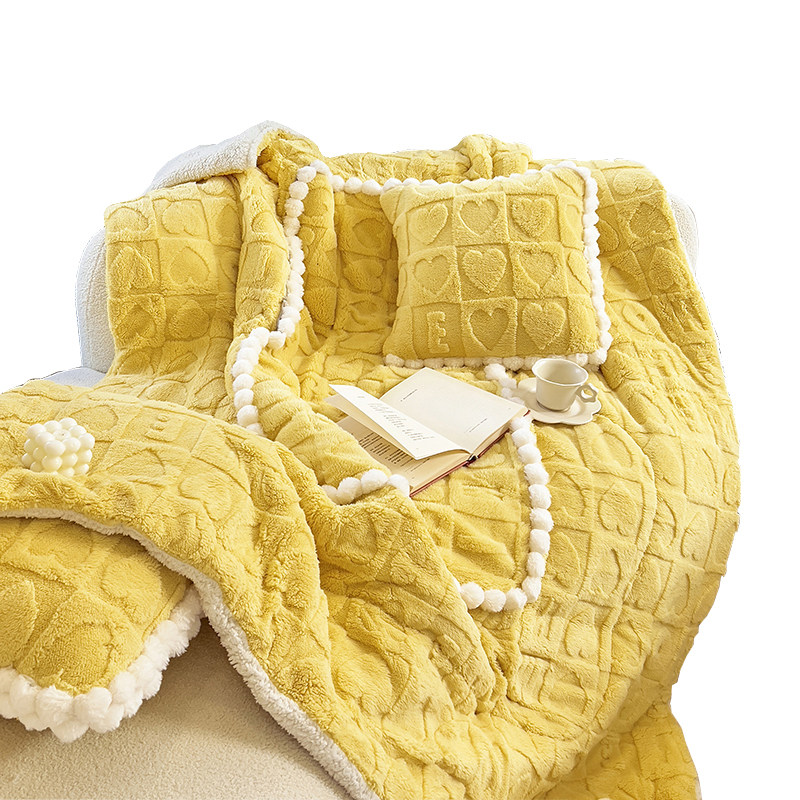 蓝色抱枕被子两用纯色汽车靠背沙发靠垫办公室午休被水晶绒加厚冬,淘宝优惠券,粉丝福利购,淘宝优惠卷