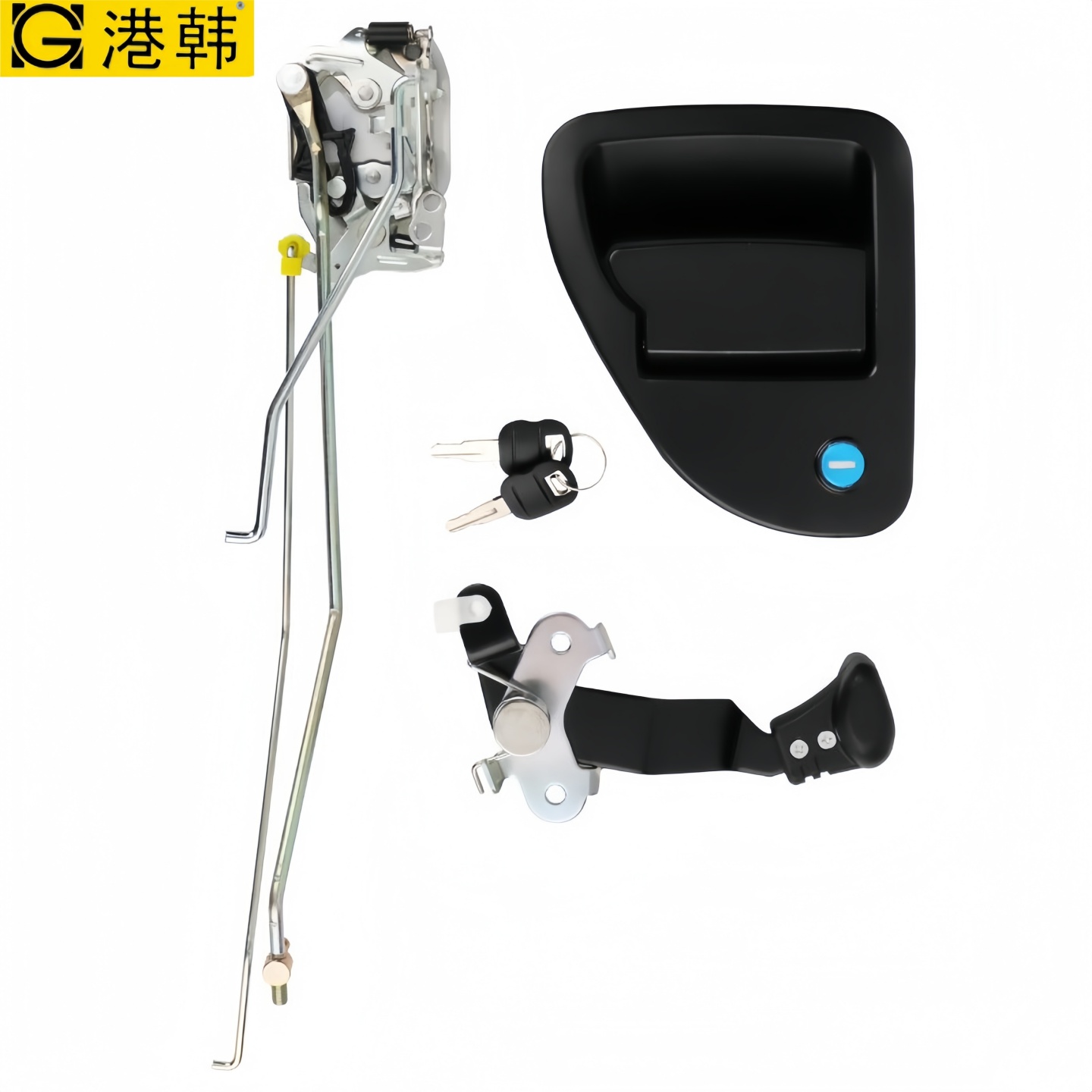 挖掘机卡特CAT320D 323 325D 330C 336D门锁总成 驾驶室门锁配件 - 图3