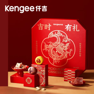 KenGee仟吉 吉时有礼 坚果糕点礼盒1040g