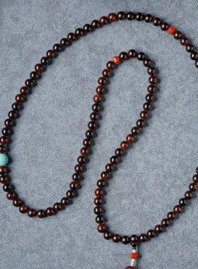 海黄老料秒沉水紫油梨手链手串木质男简约精致盘玩礼物送礼饰品