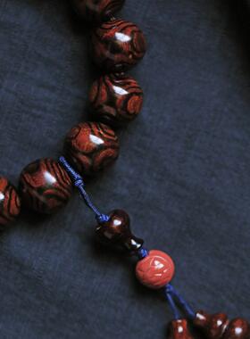 海黄1.6 对眼  纹理丰富 重20.7g手串木简约盘玩文玩念珠送礼