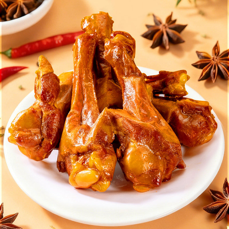 贻庆卤味年货零食独立真空装鸭翅根380g居家追剧零嘴鸭腿肉类零食,淘宝优惠券,粉丝福利购,淘宝优惠卷