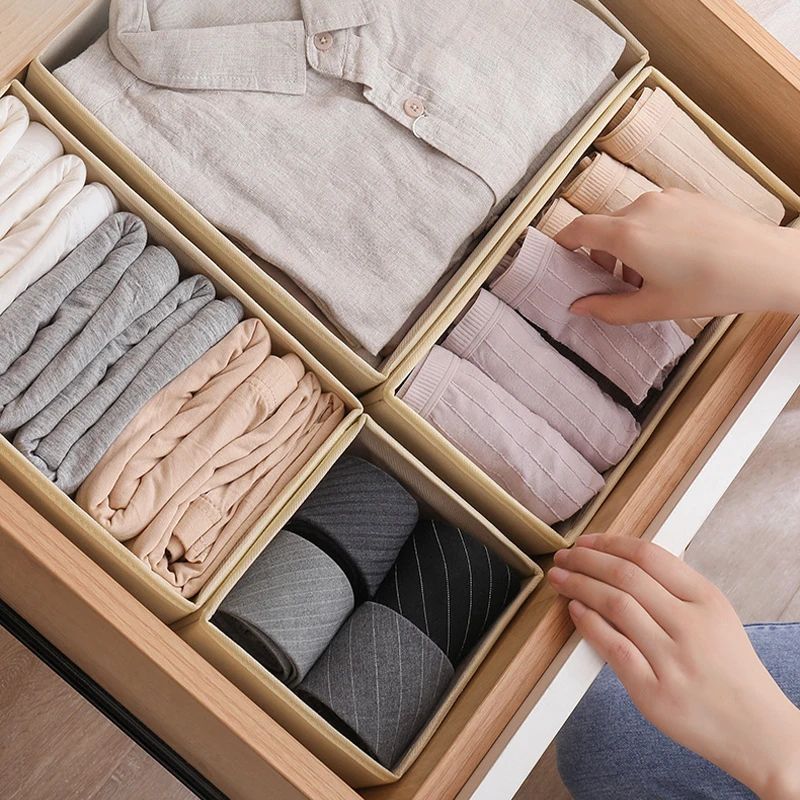 Closets Clothes Organizer Pants Jeans Storage Box Cabinet Dr - 图3