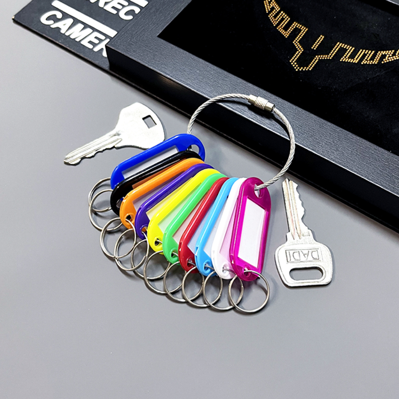 分类收纳房东房屋钥匙扣标识牌宾馆彩色标记牌标签锁匙物业钥匙牌 - 图2