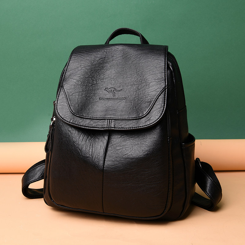 2020新款大容量真皮妈咪包双肩包 金致女人高档皮具厂家店双肩背包