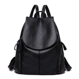 Рюкзак, универсальная вместительная и большая кожаная сумка через плечо, из натуральной кожи, в корейском стиле, анти-кража