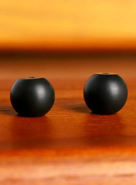 和田玉塔青散珠10-12mm细料