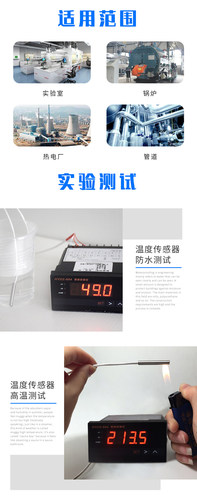 进口WZP-pt100温度传感器铂热电阻电偶精密探头式防腐防水型高温 - 图2