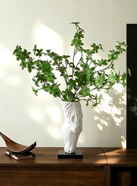 新中式创意马头造型花瓶摆件送礼