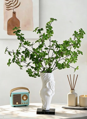 新中式创意马头造型花瓶摆件送礼