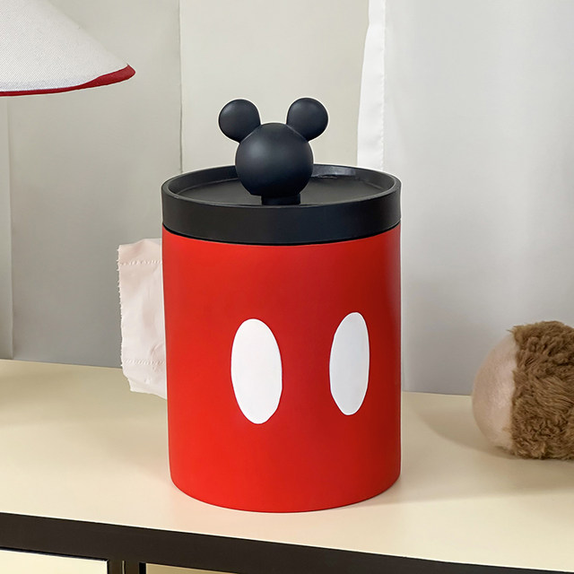 Mickey tissue box home living room high-end decorations