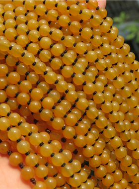 天然黄龙玉挂件项链挂件精品吊绳