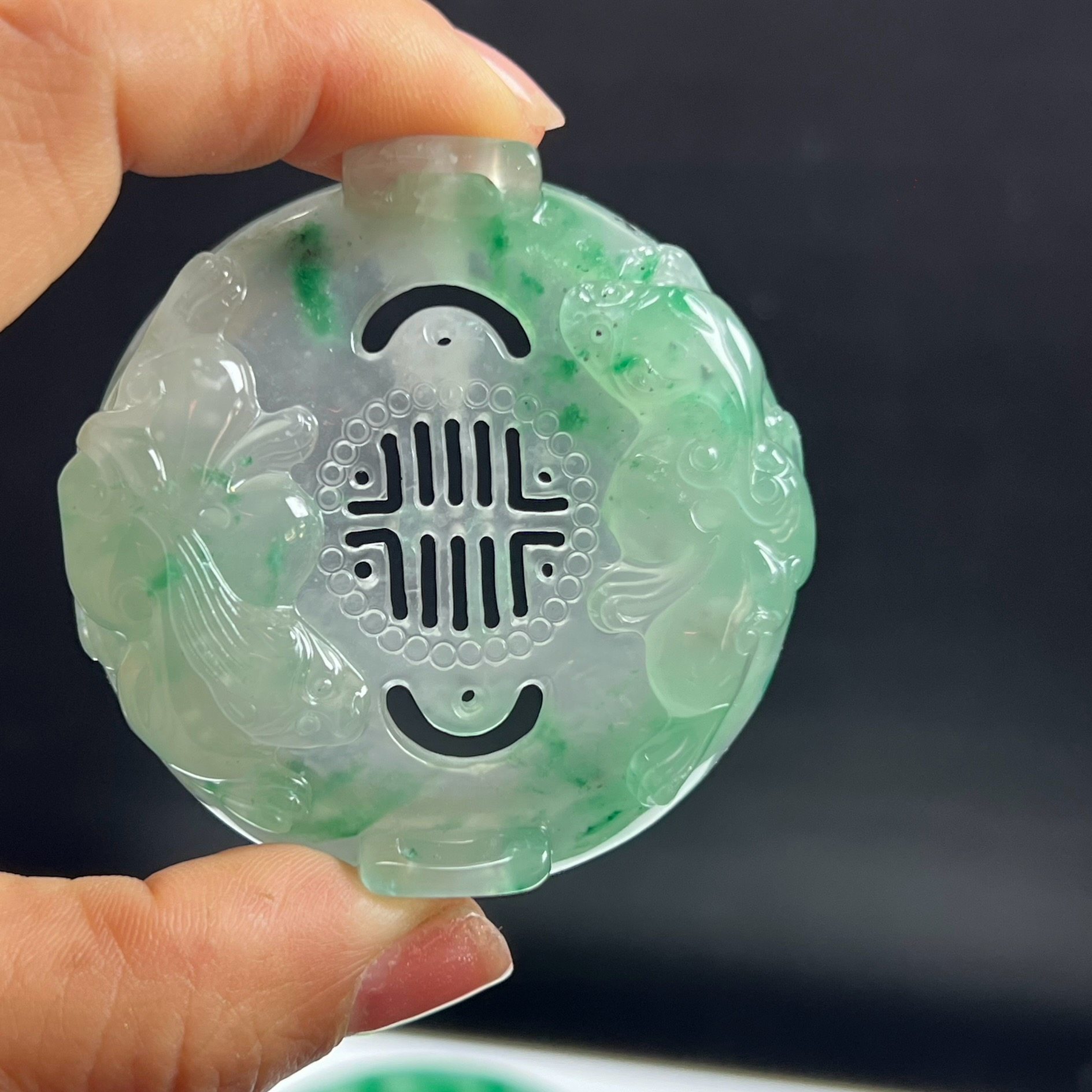 天然玉石精品珠宝高冰飘翠绿色非洲翠玉龙凤香炉摆件送礼,淘宝优惠券,粉丝福利购,淘宝优惠卷