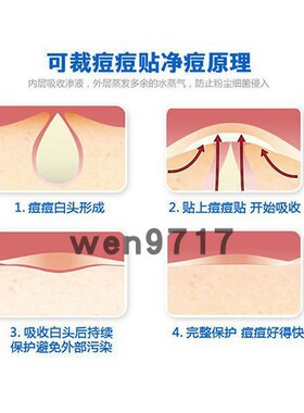 3M祛痘贴修复隐形人工皮痘痘贴