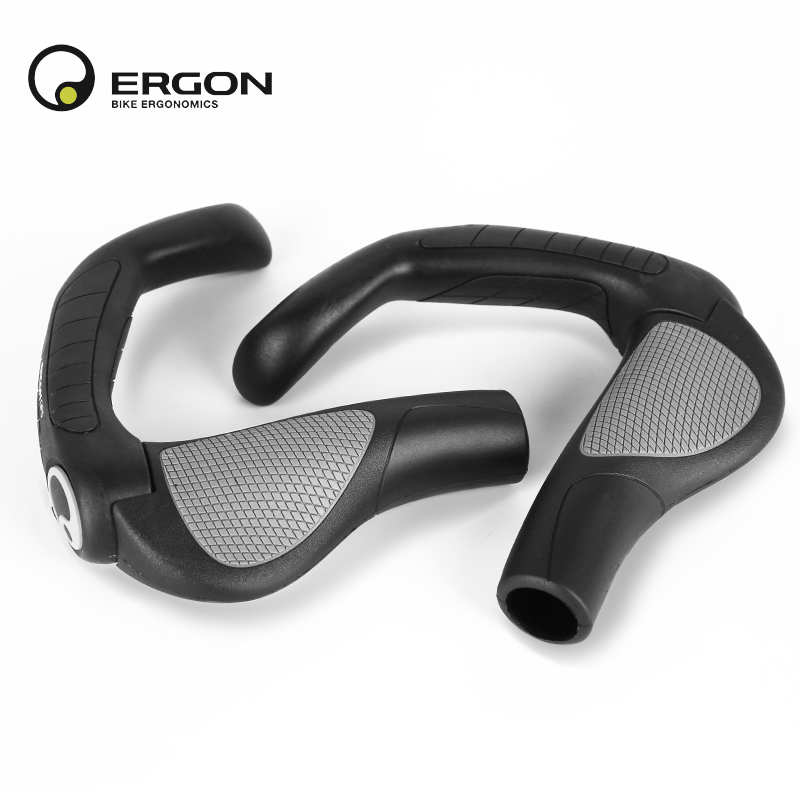 新品德国ERGON人间肉球GP5L山地自行车把套副把GP1 GP3L GE1 GA3 - 图1