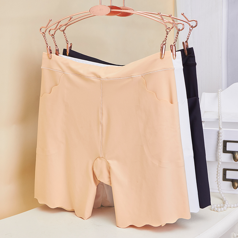 安全裤女夏防走光冰丝打底裤薄款大码胖mm防盗内裤纯棉带口袋拉链,淘宝优惠券,粉丝福利购,淘宝优惠卷