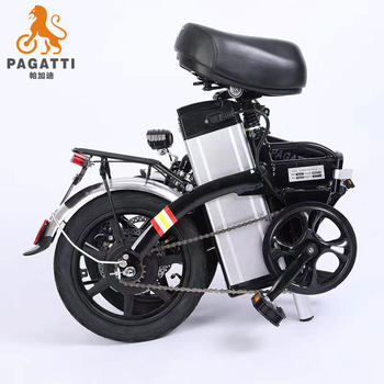 Pagadi folding electric moped ຫມໍ້ໄຟ lithium scooter 14-inch mini ສໍາລັບຜູ້ໃຫຍ່ລົດພັບ