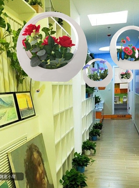 幼儿园空中吊饰环创教室挂件花篮