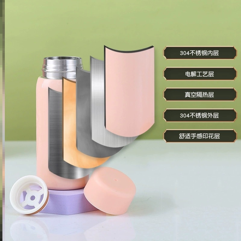 保温杯2026新款25年焖茶泡茶小巧便携水杯吸管暖水热水红色高颜值 - 图2