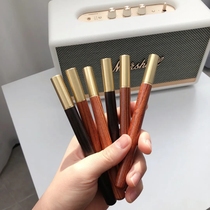 Cant help but slim down with a playful heart-nourishing pen solid wood brass with a signed pen feel pen