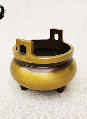 古城加厚精工香炉大小号摆件